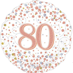 Oaktree UK Palloncino Olografico Rosa Per 30° Compleanno - 45 Cm, Lamina, Con Design Felice 30° Compleanno, Gonfiabile Ad Elio, Durata 5 Giorni - 5