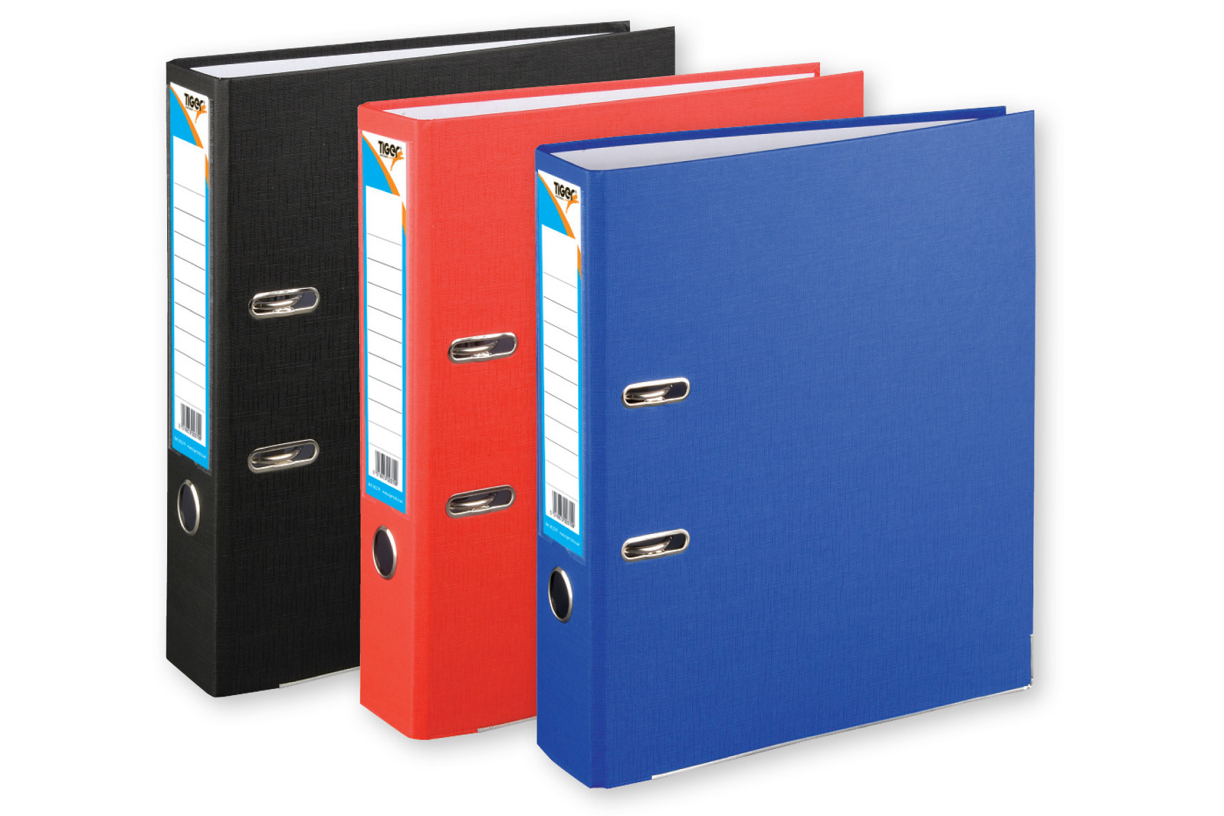 Tiger A4 Board Lever Arch File - Office Colours
