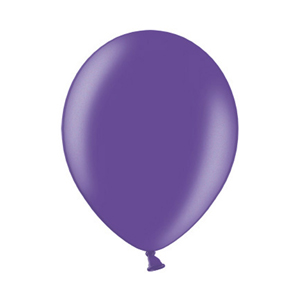 Latex 11" Balloons Metallic Purple Pack Of 100 (5414391022179)