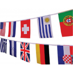 Football world cup country flags