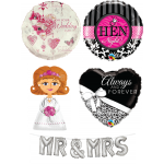 Foil wedding balloons