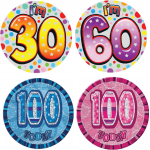 Milestone Medium birthday badges