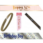 birthday sash