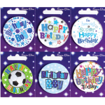 small birthday badge