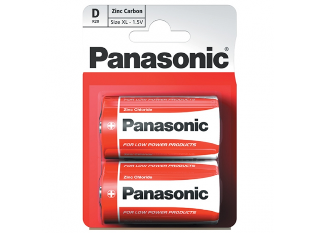 Panasonic D R20 - 1.5V Zinc Carbon Battery
